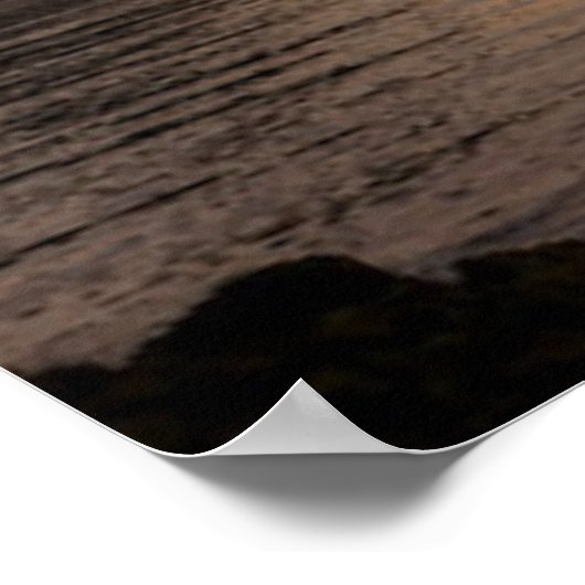 La Push, Washington. Panorama Poster (Ecke)