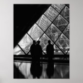 la Pyramide in b+w Poster (Vorne)