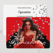 La Quinceanera Invitation Einladung (Vorne/Hinten)