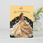 La Quinceanera Invitation Einladung (Stehend Vorderseite)