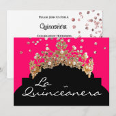 La Quinceanera Invitation Einladung (Vorne/Hinten)