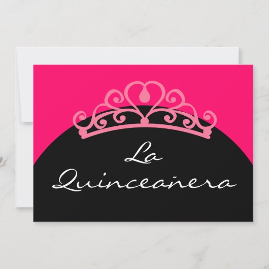 La Quinceanera Invitation Einladung (Vorderseite)