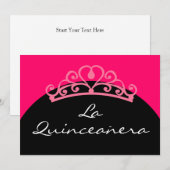 La Quinceanera Invitation Einladung (Vorne/Hinten)