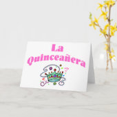 La Quinceanera Karte (Gelbe Blume)