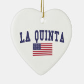 La Quinta US-Flagge Keramikornament (Rechts)