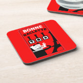 La Raclette Getränkeuntersetzer (Linke Seite)