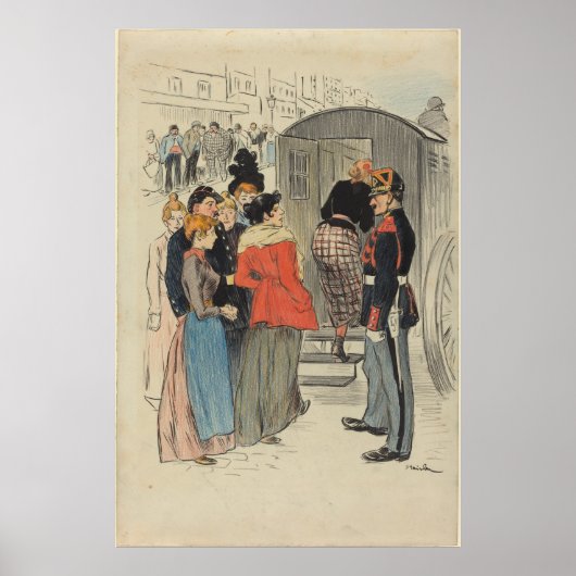 La Raffle 1893 Poster (Vorne)