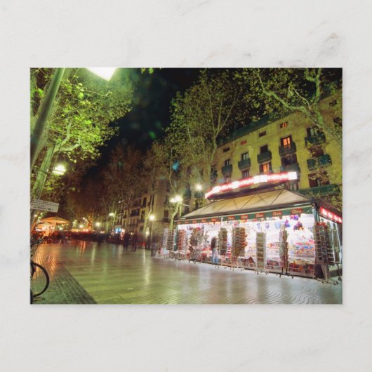 La Rambla Postkarte (Vorderseite)
