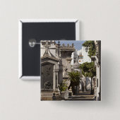 La Recoleta Friedhof in Buenos Aires Button (Vorne & Hinten)