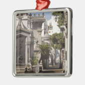 La Recoleta Friedhof in Buenos Aires Silbernes Ornament (Links)