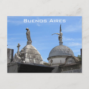 la recoleta mausoleum postkarte