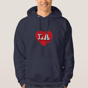 LA Red Heart - I Liebe LA Hoodie