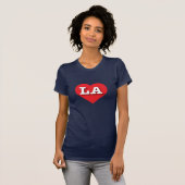 LA Red Heart - I Liebe LA T-Shirt (Vorne ganz)