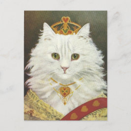 La reine Chat Postkarte