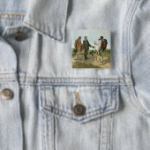 La Rencontre oder Bonjour Monsieur Courbet, 1854 Button (Beispiel)