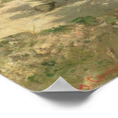 La Rencontre, oder Bonjour Monsieur Courbet, 1854 Poster (Ecke)