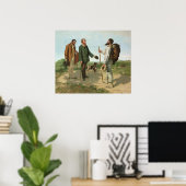 La Rencontre, oder Bonjour Monsieur Courbet, 1854 Poster (Heimbüro)