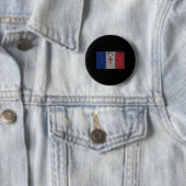 La Resistance - Die französische Flagge Frankreich Button (Beispiel)