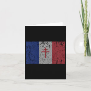 La Resistance - Die französische Flagge Frankreich Karte