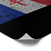 La Resistance - Die französische Flagge Frankreich Poster (Ecke)