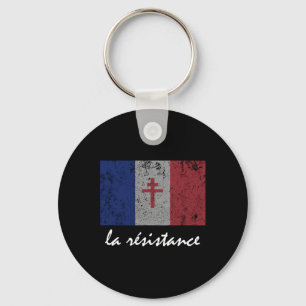 La Resistance - Die französische Flagge Frankreich Schlüsselanhänger