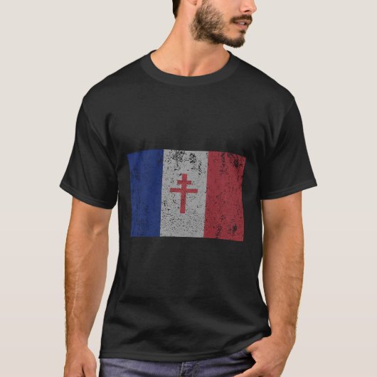 La Resistance - Die französische Flagge Frankreich T-Shirt (Vorderseite)