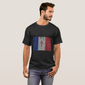 La Resistance - Die französische Flagge Frankreich T-Shirt (Vorne ganz)