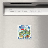 La Réunion Insel Souvenir Magnet (In Situ (Geschirrspüler))