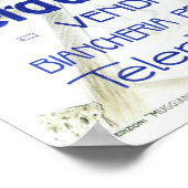 LA RINASCENTE Leinenmesse Italienisches Kaufhaus Poster (Ecke)