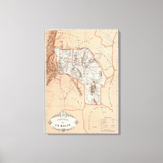La Rioja, Argentinien Leinwanddruck (Vorderseite)