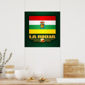 La Rioja Flag Poster (Küche)