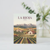 La Rioja Spanien Postkarte (Stehend Vorderseite)