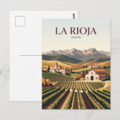 La Rioja Spanien Postkarte (Vorne/Hinten)