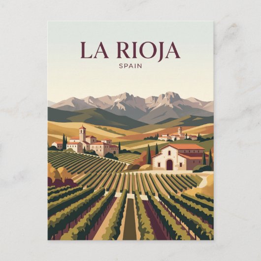 La Rioja Spanien Postkarte (Vorderseite)