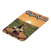 La Rioja Spanien Reise Magnet (Linke Seite)
