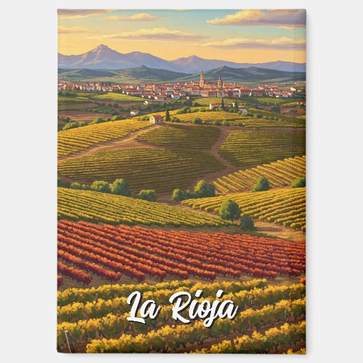 La Rioja Spanien Reisen Magnet (Vorderseite)