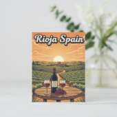La Rioja Spanien Reisen Postkarte (Stehend Vorderseite)