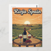 La Rioja Spanien Reisen Postkarte (Vorne/Hinten)