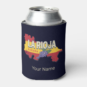 La Rioja Spanien Retro Region Weinkultur und Vinta Dosenkühler