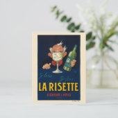 La Risette France Vintage Poster 1926 Postkarte (Stehend Vorderseite)