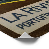 La Riviera Italienische Riviera Poster (Ecke)