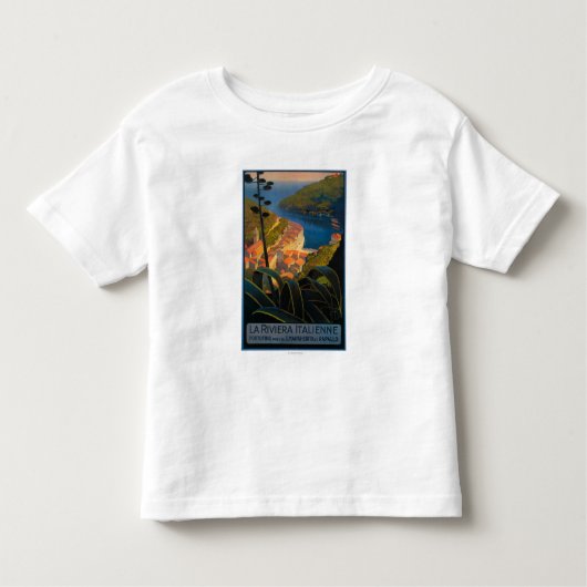 La Riviera Italienne Kleinkind T-shirt (Vorderseite)