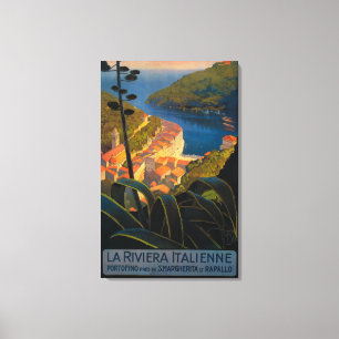 La Riviera Italienne Leinwanddruck