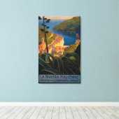 La Riviera Italienne Leinwanddruck (Insitu (Holzboden))