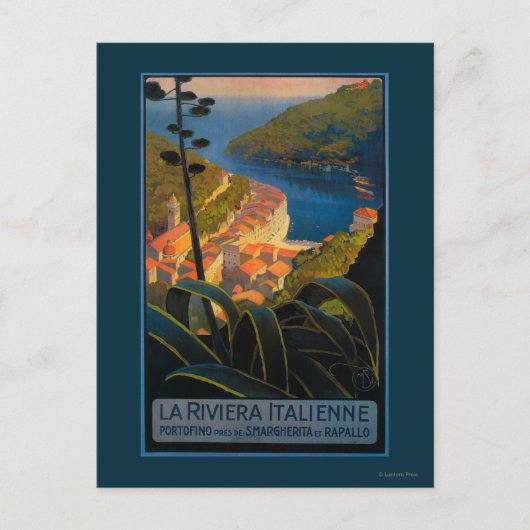 La Riviera Italienne Postkarte (Vorderseite)