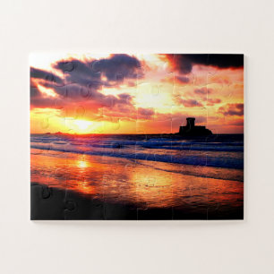 La Rocco Turm bei Sonnenuntergang, Jersey Puzzle