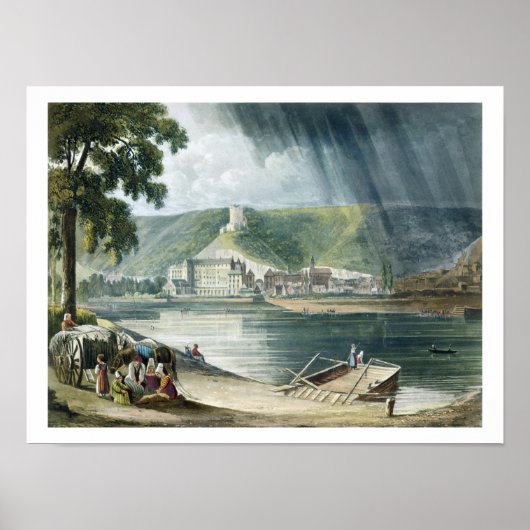 La Roche, from Views on the Seine, engraved by T Poster (Vorne)