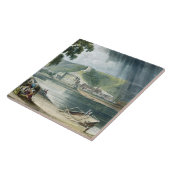 La Roche, "von den Ansichten über die Seine", Fliese (Seite)