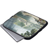 La Roche, "von den Ansichten über die Seine", Laptopschutzhülle (Vorne Knopf)