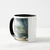 La Roche, "von den Ansichten über die Seine", Tasse (Vorderseite Links)